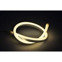 Гибкий неон SMD светодиод LM-24V-2835-120P-Y, желтый, 8х18мм, 50см