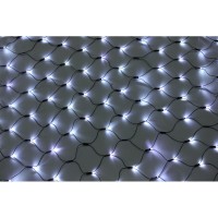 Световая сеть постоянного свечения LED-SNL-432-2x3M-240V-WW/BL БЕЛЫЕ ТЕПЛЫЕ LED на чернoм проводе, соединяемая