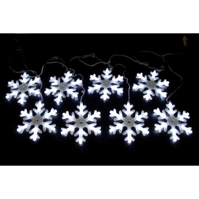 СНЕЖИНКИ с контр.LED-SNOW-FZ(198)-8-2.5M-230V-W NEW NEW NEW