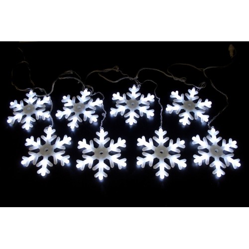 СНЕЖИНКИ с контр.LED-SNOW-FZ(198)-8-2.5M-230V-W NEW NEW NEW