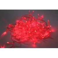 LED-PLS-100-10M-24V-R/C-W/O, красный/прозрачн. провод, соединяемая (без силового шнура) С КОЛПАЧКОМ