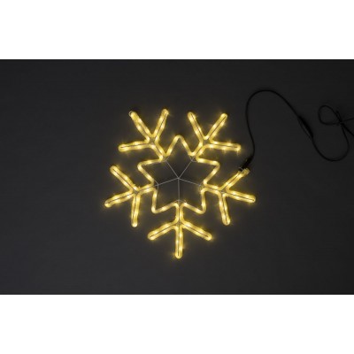 LED-XM-(FR)-2D-CK006-С-WW Снежинка белая теплая 56х57см, 230V, NEW!