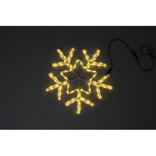 Световая снежинка LED-XM-(FR)-2D-CK006-С-WW Снежинка белая теплая 56х57см, 230V, NEW!