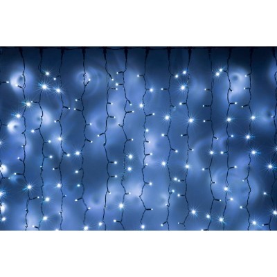 LED- PLS-3720-240V-2x3М-W/BL-С (белые светодиоды/черн пр) с контроллером