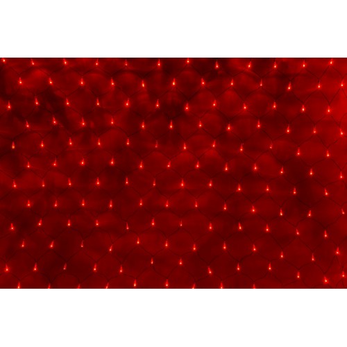 Световая сеть светодинамика LED-XG-288-2x1.5M-230V КРАСНЫЕ LED на черн с контр