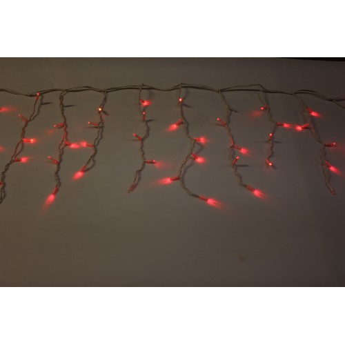 Световая бахрома Flash мерцание LED-RPLR-160-4.8M-240V-R/WH-F(R) W/O Flash на черном проводе (без силового шнура) NEW 2022
