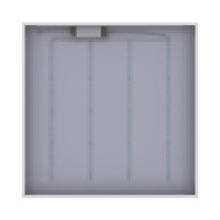 Офисный светильник встраиваемый и накладной 30 Вт 5000К 595x595x51 мм призма