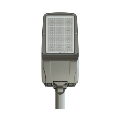 Уличный консольный светильник 80 Вт 5000К 155x70 градусов КСС широкая боковая