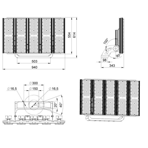 Ригель-1800-Flat-850-L85-OUT