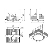Мощный светодиодный прожектор 50 Вт 4000К 90 градусов