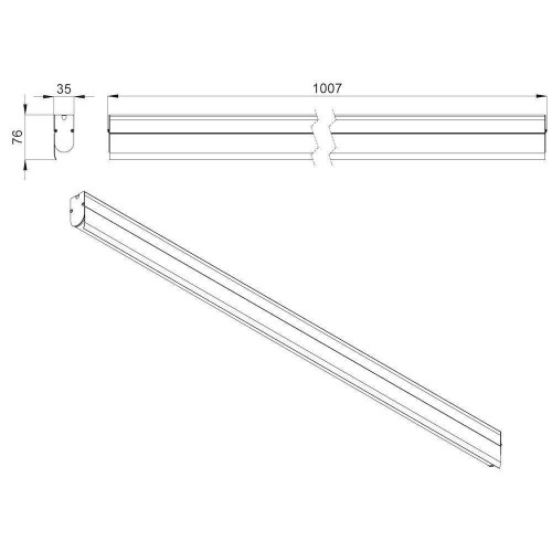 Поллукс-002-6-1000-6wm-24В-DC-840-О-Профиль,-козырек