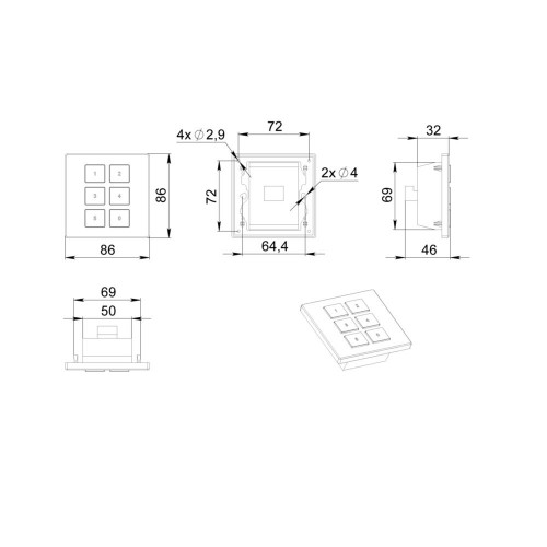 Кнопочная-панель-Integra-КП-12-RS485-6