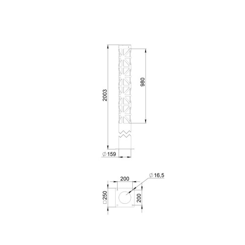 Парковый светодиодный светильник Tower-30-2000/1000-Плитка-840 30 Вт 4000К